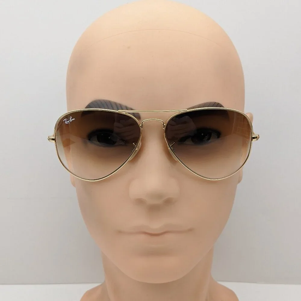 🕶️Custom! Ray-Ban RB3025 112/85 Aviator Sunglasses 58/14 135 | ALO249🕶️